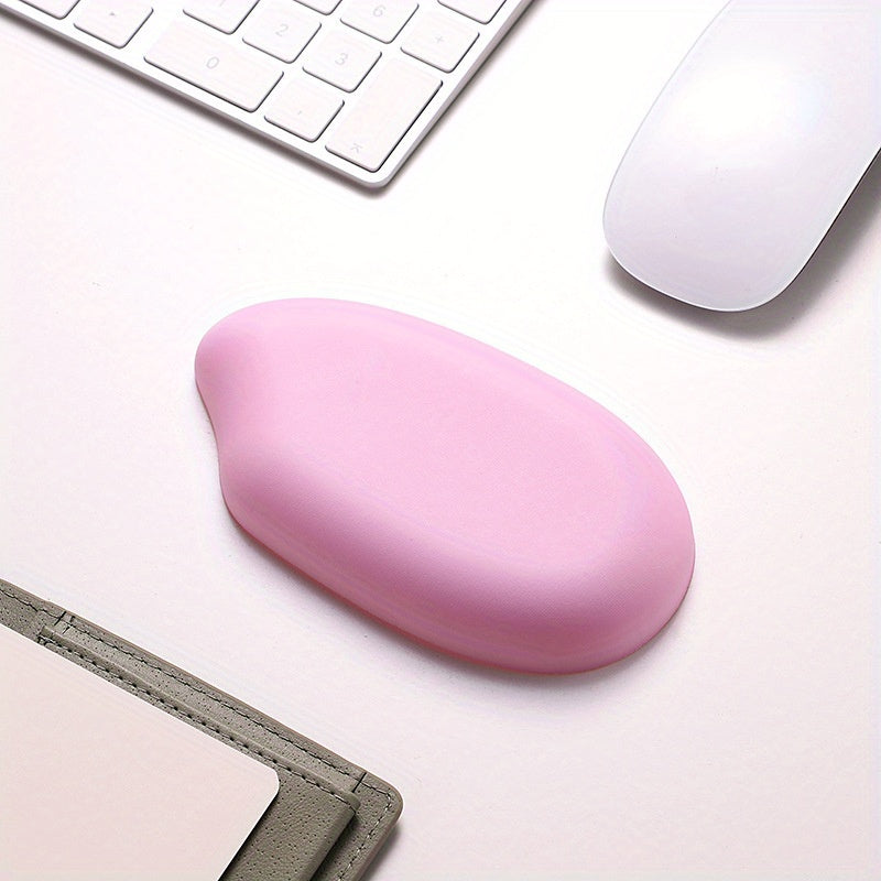 Little Bear Hall Rice Silicone Wrist Mouse Pad Keyboard Hand Rest Faux Leather