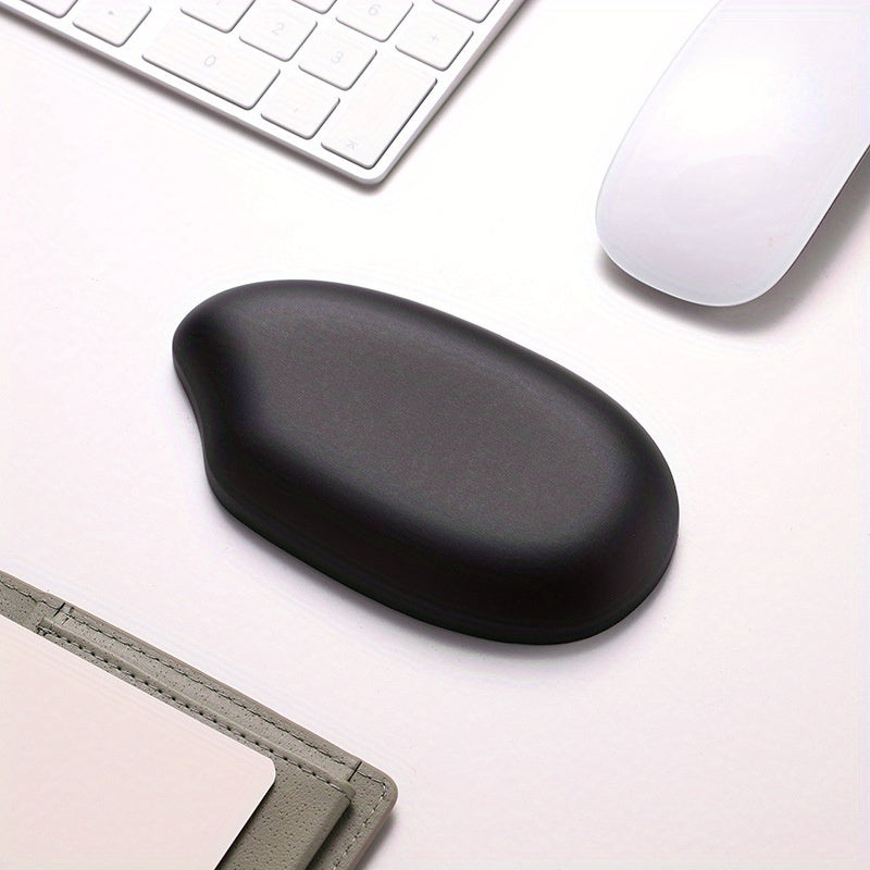Little Bear Hall Rice Silicone Wrist Mouse Pad Keyboard Hand Rest Faux Leather