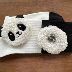 Panda Pattern Sports Socks Cartoon Panda Design