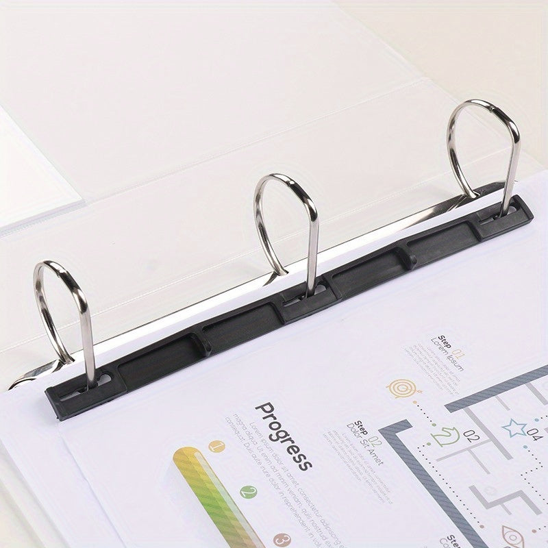 Comix A235 PVC Insert Bag A4 3 Inch 3 Holes D type Clip