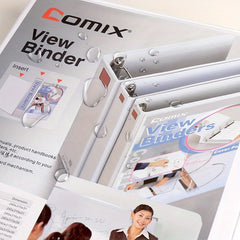 Comix A235 PVC Insert Bag A4 3 Inch 3 Holes D type Clip