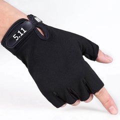 Men's Half Finger Outdoor Gloves Breathable for Driving Cycling Fitness