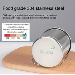 Stainless Steel Camping Mug 250-500ml Portable Travel Water Cup