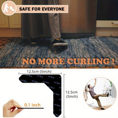8pcs Self Adhesive Fastener Stickers Hook Loop for Bed Sofa Mat Carpet