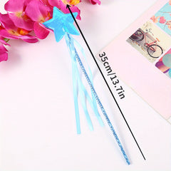 Princess Magic Wands Fairy Wand with Five pointed Star for Christmas Party