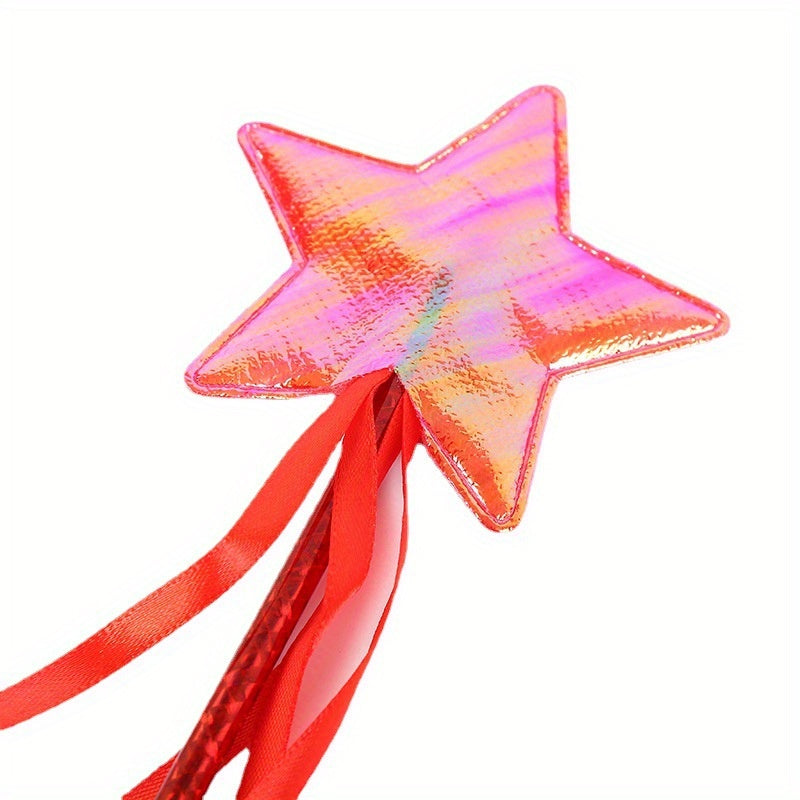 Princess Magic Wands Fairy Wand with Five pointed Star for Christmas Party