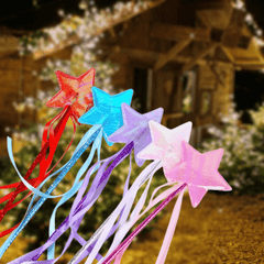 Princess Magic Wands Fairy Wand with Five pointed Star for Christmas Party
