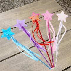Princess Magic Wands Fairy Wand with Five pointed Star for Christmas Party