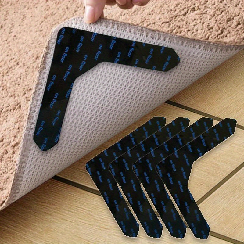 8pcs Self Adhesive Fastener Stickers Hook Loop for Bed Sofa Mat Carpet