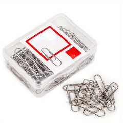 50pcs Metal Paper Clips for Desktop Use