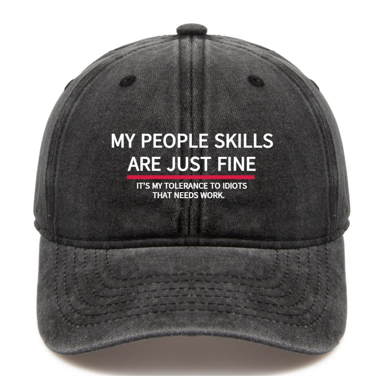 Letter Printed Baseball Cap Adjustable Outdoor Sun Hat