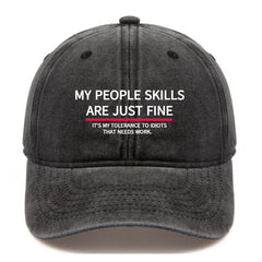 Letter Printed Baseball Cap Adjustable Outdoor Sun Hat
