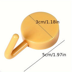 10pcs Self Adhesive Wall Hooks for Coat Bag Towel Storage