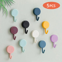 10pcs Self Adhesive Wall Hooks for Coat Bag Towel Storage