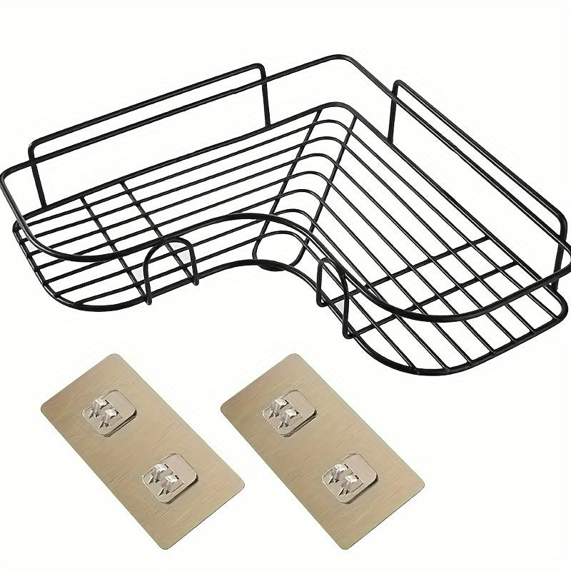 Triangle Storage Rack Shower Shelf No Punching