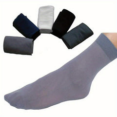 10 Pairs Men's Crew Socks Thin Breathable Casual Outdoor All Seasons Wear