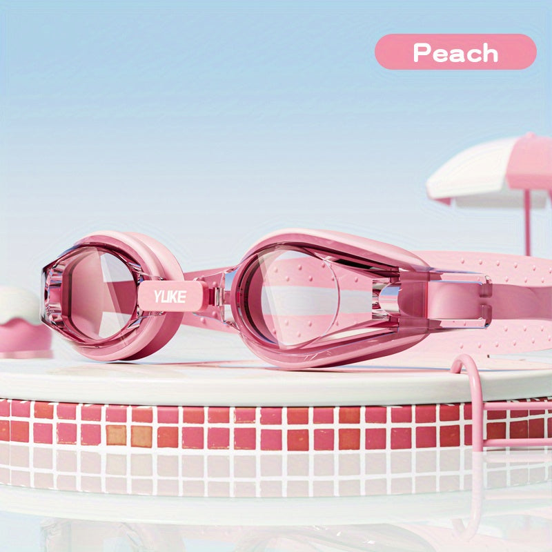 Kids' Waterproof Anti-fog Swimming Goggles Small Frame
