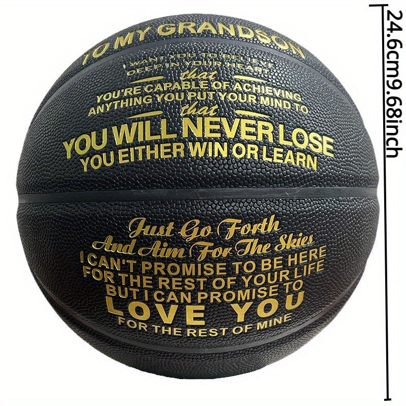 No 7 Basketball Grandpa Gift To Grandson Sports Game Supplies Gift