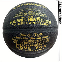 No 7 Basketball Grandpa Gift To Grandson Sports Game Supplies Gift