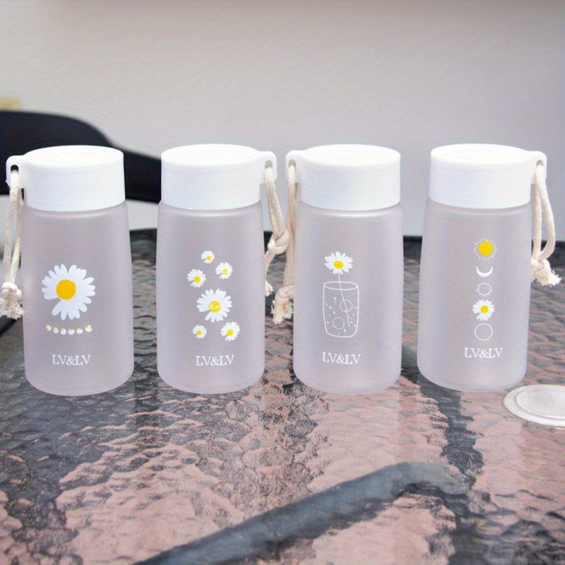 500ml Daisy Plastic Water Bottle 18.59OZ