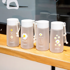 500ml Daisy Plastic Water Bottle 18.59OZ