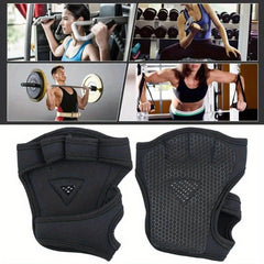 Non Slip Gym Gloves with Wrist Support for Fitness Weightlifting