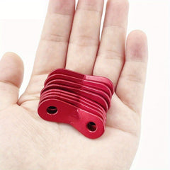 10pcs Aluminum Tent Rope Tensioners Camping Wind Rope Fixing Buckle