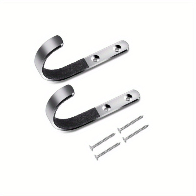 2pairs Heavy Duty Rack Wall Mount Stainless Steel Holder Display