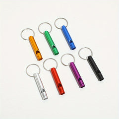 5pcs Outdoor Aluminum Alloy Whistle Survival Rescue Fire Training Small Whistle