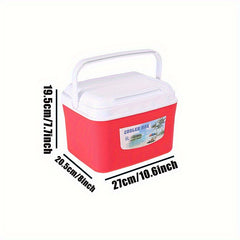 Portable Insulated Cooler Box for Household Outdoor Fishing