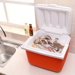 Portable Insulated Cooler Box for Household Outdoor Fishing
