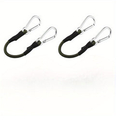 Elastic Rope With Carabiner Tie Down Straps for Outdoor Tent Luggage