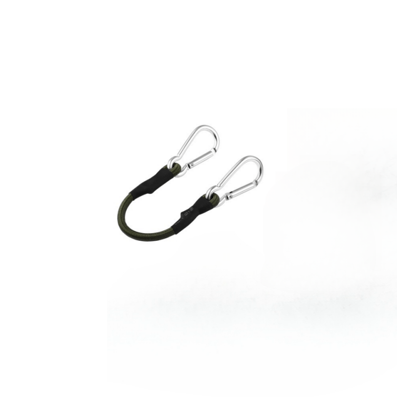 Elastic Rope With Carabiner Tie Down Straps for Outdoor Tent Luggage