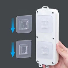 Transparent Suction Cup Wall Hook - Strong Adhesive Double Sided - Pack of 4