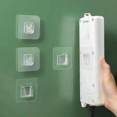 Transparent Suction Cup Wall Hook - Strong Adhesive Double Sided - Pack of 4