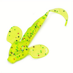 8pcs 0.5g Curl Tail Soft Bait for Perch Bass Fishing