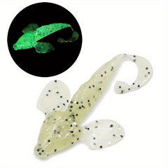 8pcs 0.5g Curl Tail Soft Bait for Perch Bass Fishing