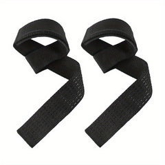 2pcs Cotton Hard Pull Wrist Lifting Straps with Neoprene Cushioned Wrist Pad