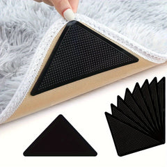 12pcs Non Slip Rug Grippers Stickers Hardwood Floors Reusable Washable