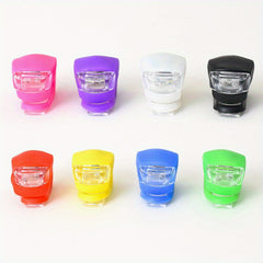 2pcs 5th Gen LED Bike Light Set Waterproof Silicone Mounting 3 Modes