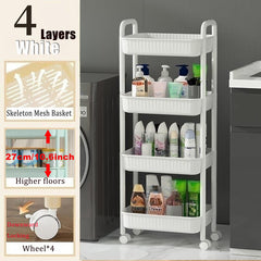 Kitchen Storage Rack Trolley Multilayer Storage Organizer
