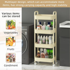 Kitchen Storage Rack Trolley Multilayer Storage Organizer