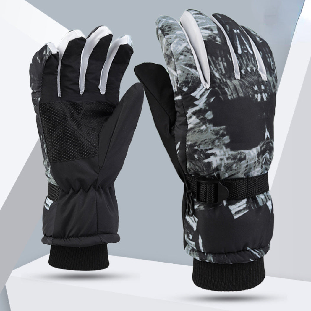Winter Ski Gloves Plus Velvet Coldproof Touchscreen Gloves