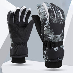Winter Ski Gloves Plus Velvet Coldproof Touchscreen Gloves