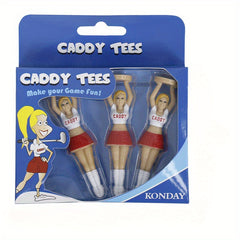 3pcs Women Shape Golf Spike Ball Tee Spike Holder Golf Supplies