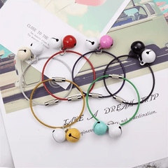 Fashionable Steel Wire Ring Bracelets Keychain Tag