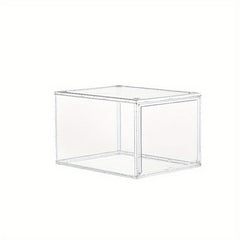 Plastic Shoe Storage Box with Door Dustproof Shoe Collection Display Holder