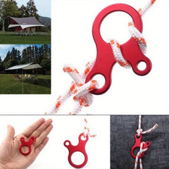 5pcs Camping Tent Rope Buckles Anti Slip Tightened Hook Wind Rope Buckles