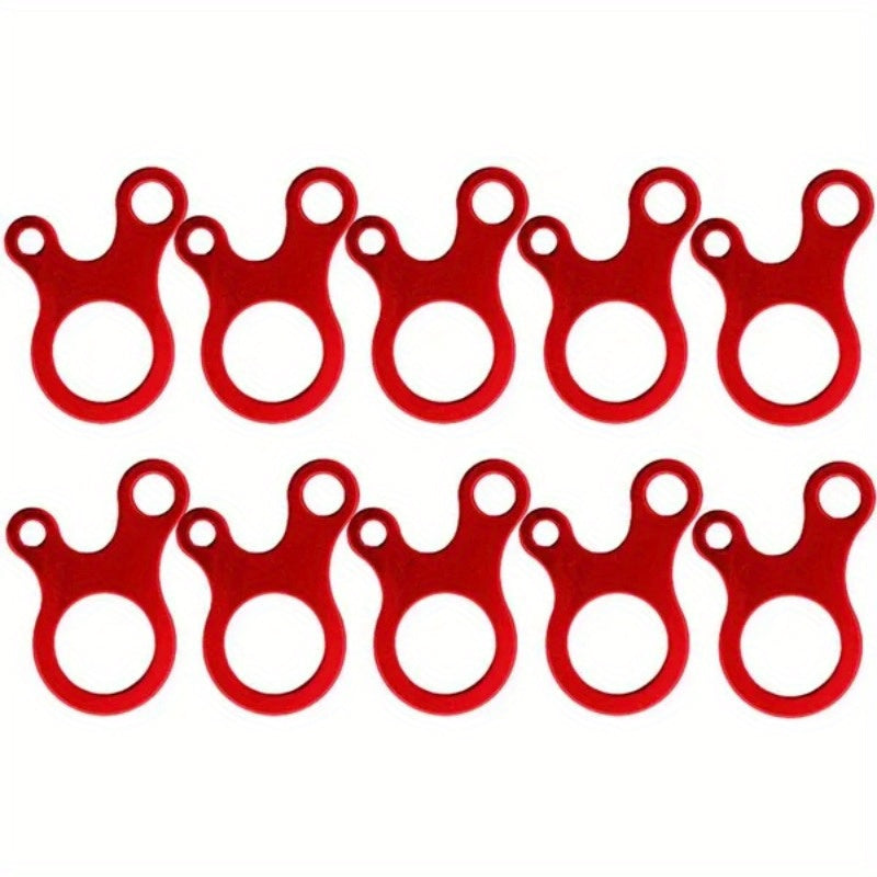 5pcs Camping Tent Rope Buckles Anti Slip Tightened Hook Wind Rope Buckles