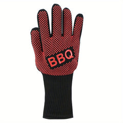 1pc Anti Scalding & High Temp Resistant Gloves for Picnic Camping BBQ
